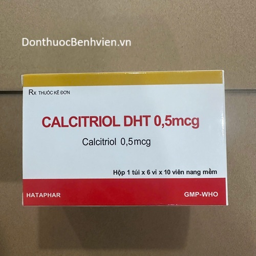 Viên nang mềm Thuốc Calcitriol DHT 0.5mcg