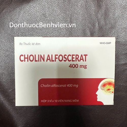 Viên nang mềm Thuốc Cholin Alfoscerat 400mg