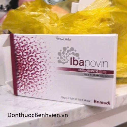 Viên nang mềm Thuốc Ibapovin 600mg