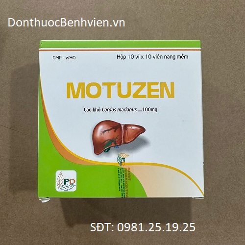 Viên nang mềm Thuốc Motuzen 100mg