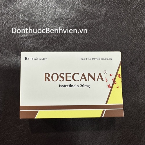 Viên nang mềm Thuốc Rosecana 20mg