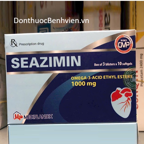 Viên nang mềm Thuốc Seazimin 1000mg