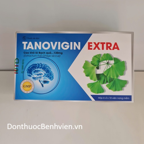 Viên nang mềm Thuốc Tanovigin Extra 120mg