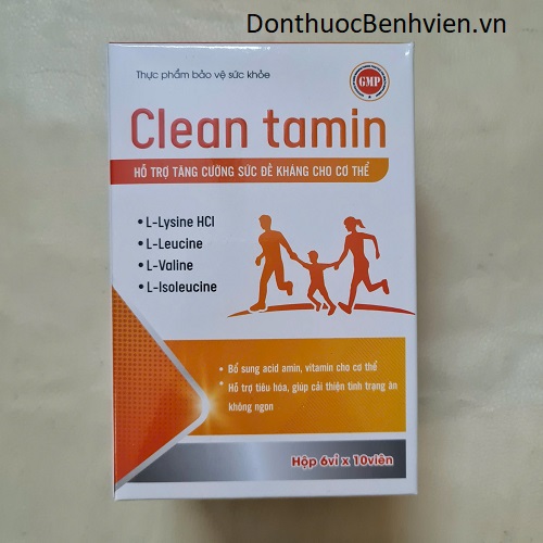 Viên nang mềm uống Clean Tamin
