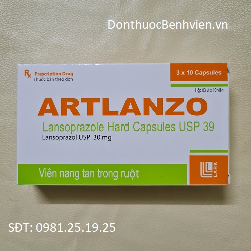 Viên nang tan trong ruột Thuốc Artlanzo 30mg