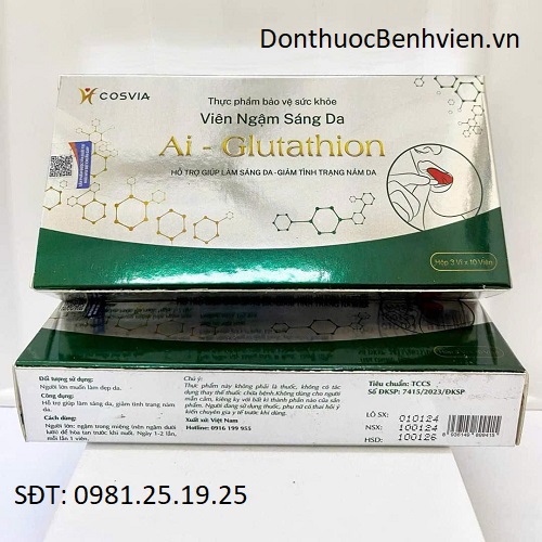 Viên ngậm sáng Da  Ai – Glutathion