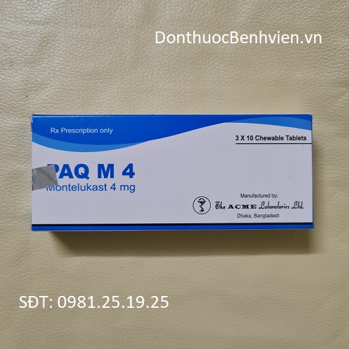 Viên nhai Thuốc PAQ M 4mg