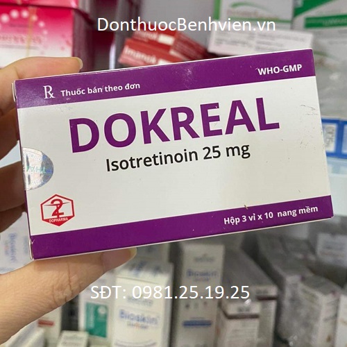 Viên uống Điều trị mụn Trứng Cá Dokreal 25mg Dopharma