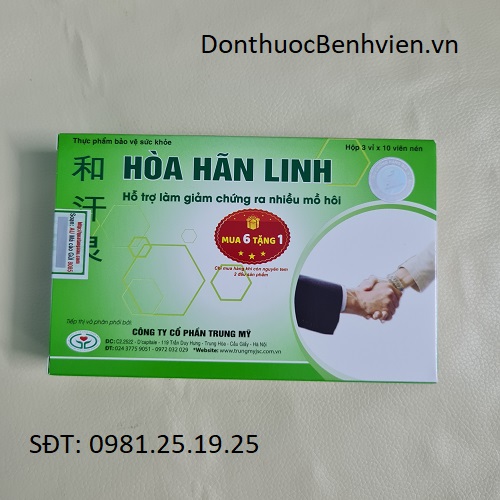 Viên uống Giảm chứng ra nhiều mồ hôi Hòa Hãn Linh