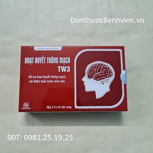 Viên uống Hoạt Huyết Thông Mạch TW3