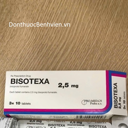 Viên uống Thuốc Bisotexa 2.5mg
