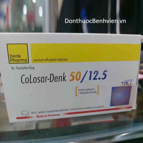 Viên uống Thuốc Colosar-Denk 50mg/12.5mg