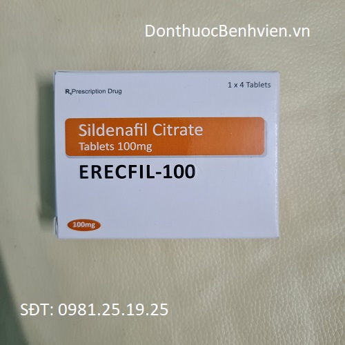 Viên uống Thuốc Erecfil 100mg