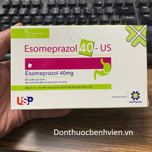 Viên uống Thuốc Esomeprazol 40 - US