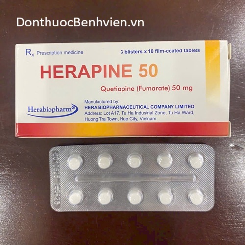 Viên uống Thuốc Herapine 50mg