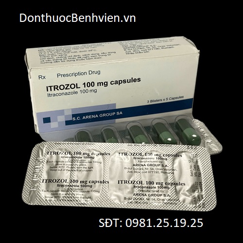 Viên uống Thuốc Itrazol 100mg