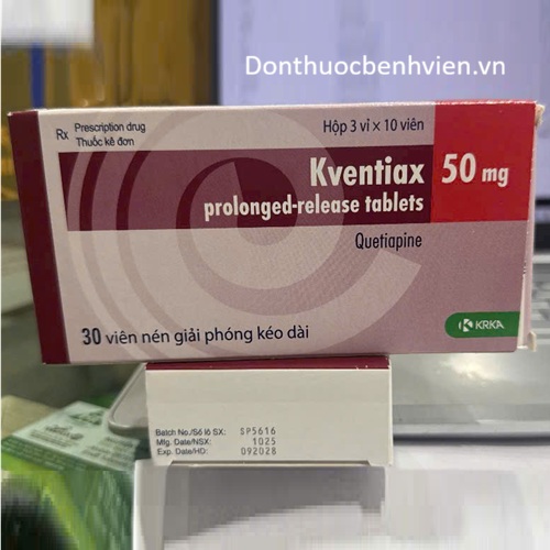 Viên uống Thuốc Kventiax 50mg