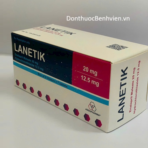 Viên uống Thuốc Lanetik 20mg/12.5mg
