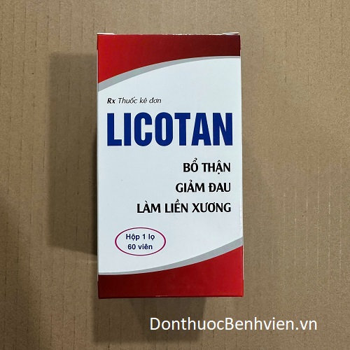 Viên uống Thuốc Licotan