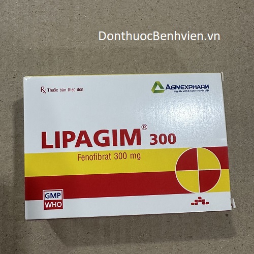 Viên uống Thuốc Lipagim 300mg Agimexpharm