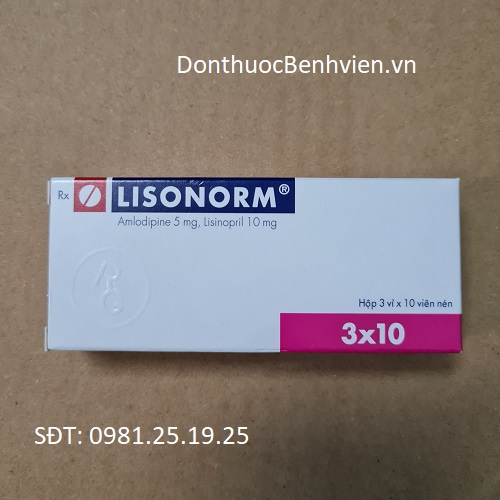 Viên uống Thuốc Lisonorm 5mg/10mg