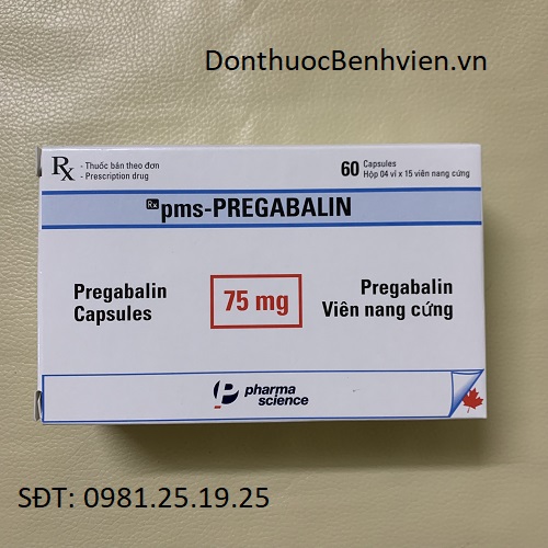 Viên uống Thuốc Pms-Pregabalin 75mg
