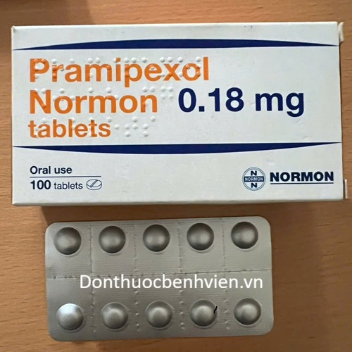 Viên uống Thuốc Pramipexol Normon 0.18mg