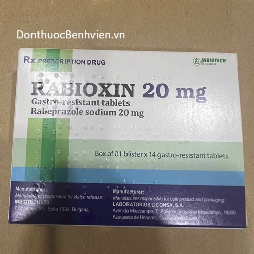 Viên uống Thuốc Rabioxin 20mg