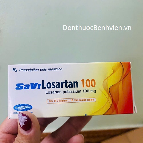 Viên uống Thuốc Savi Losartan 100mg