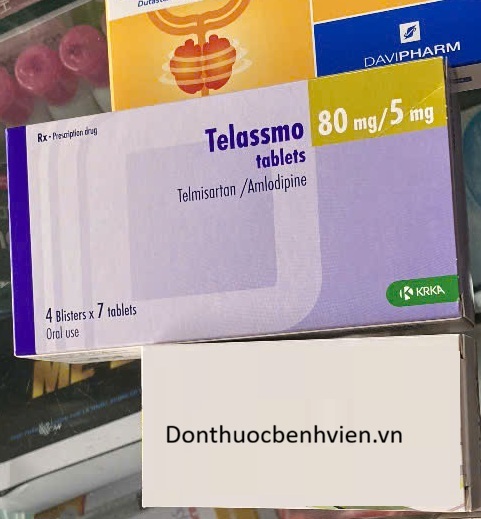 Viên uống Thuốc Telassmo 80mg/5mg Tablets