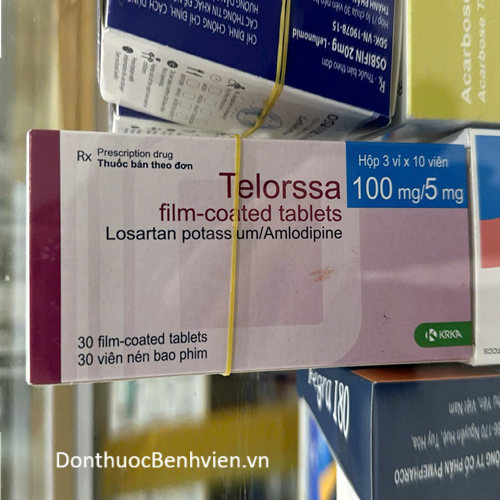 Viên uống Thuốc Telorssa 100mg/5mg