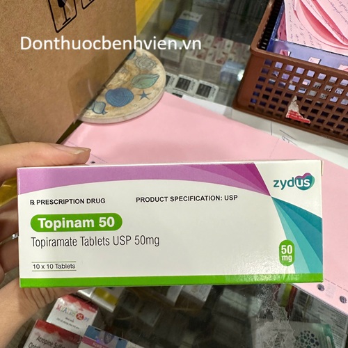 Viên uống Thuốc Topinam 50mg