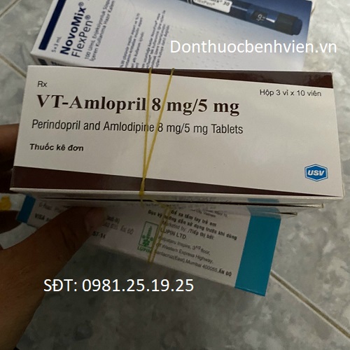 Viên uống Thuốc VT-Amlopril 8mg/5mg