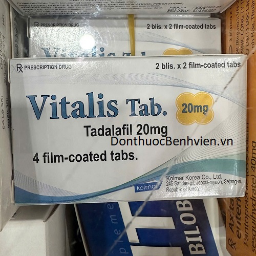Viên uống Thuốc Vitalis Tab 20mg