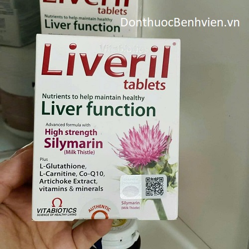 Viên uống bổ gan Vitabiotics Liveril Tablets