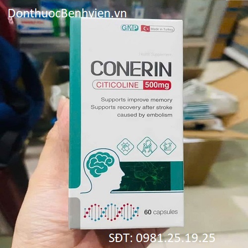 Viên uống bổ não Conerin Citicoline 500mg