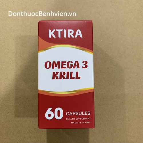Viên uống bổ não Ktira omega 3 Krill