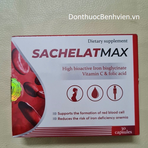 Viên uống bổ sung sắt Sachelat Max