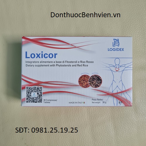 Viên uống bổ tim mạch Loxicor