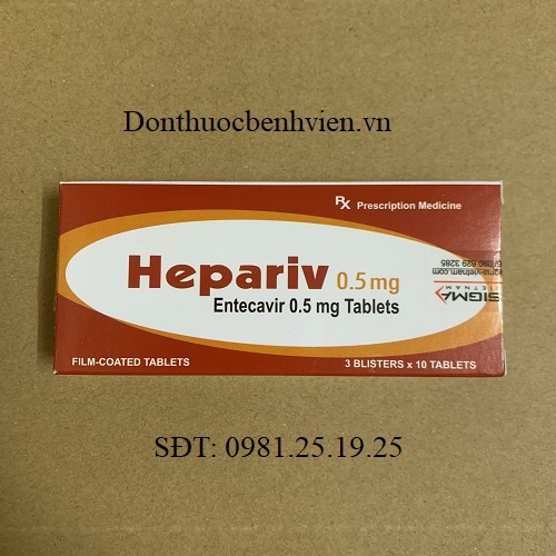 Thuốc Hepariv 0.5mg