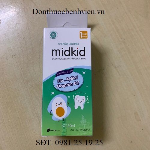 Xịt Chống Sâu Răng MidKid
