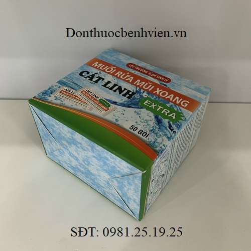 Muối rữa mũi xoang Cát Linh Extra