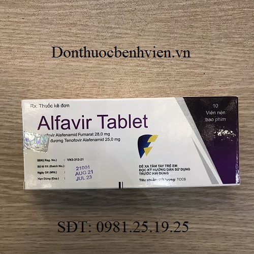 Thuốc Alfavir Tablet 25mg
