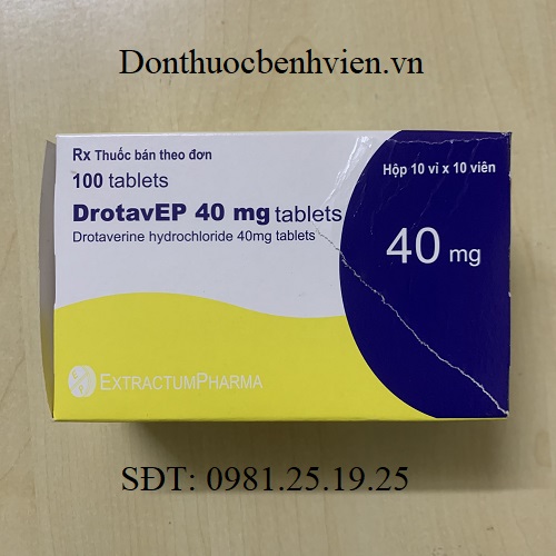 Thuốc Drotavep 40mg tablets