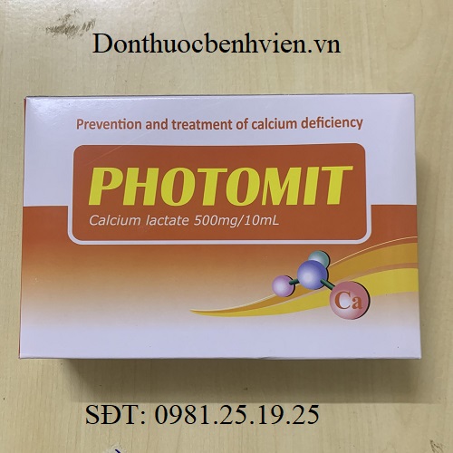 Thuốc Photomit 500mg/10ml