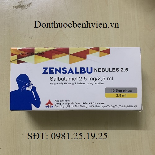 Thuốc Zensalbu nebules 2.5