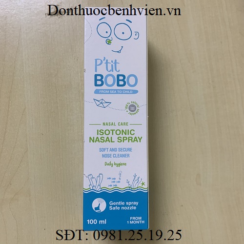 Dung dịch xịt mũi P’tit Bobo Isotonic